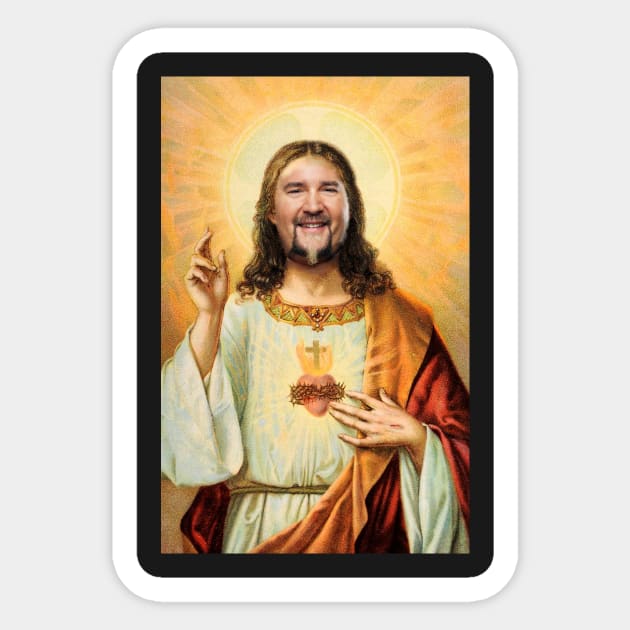 Guy Fieri as Jesus Sticker by MooreArts